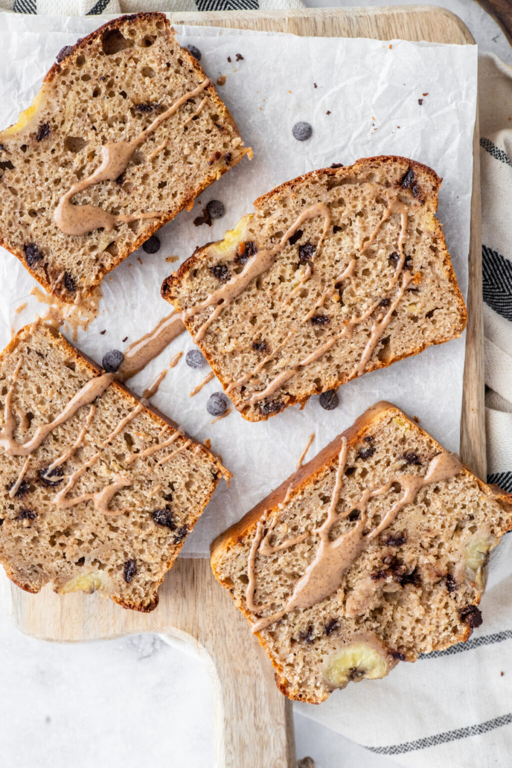 Almond Butter Banana Bread The Classy Baker