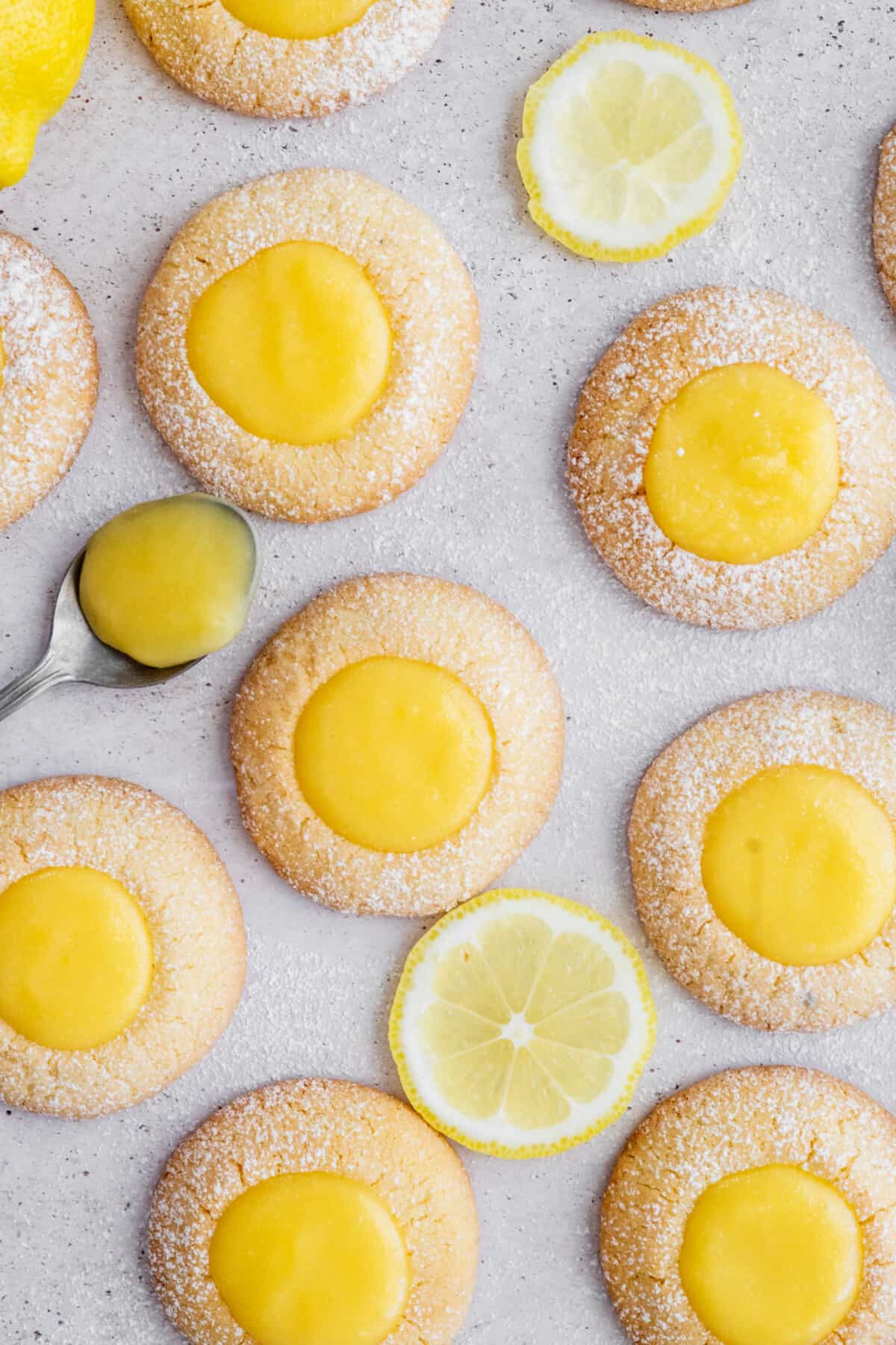 Lemon Curd Cookies.